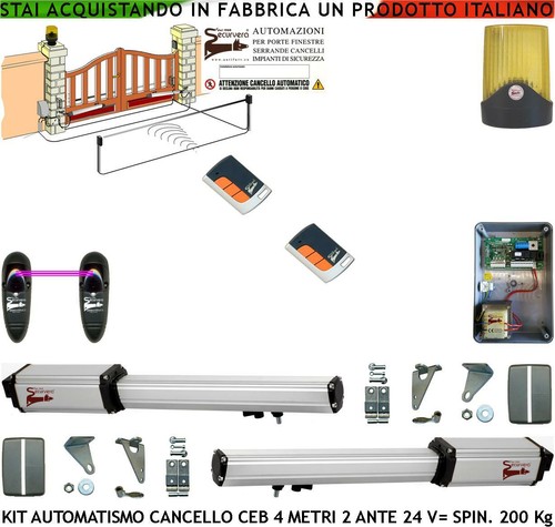 Kit automazione cancello - automazione,