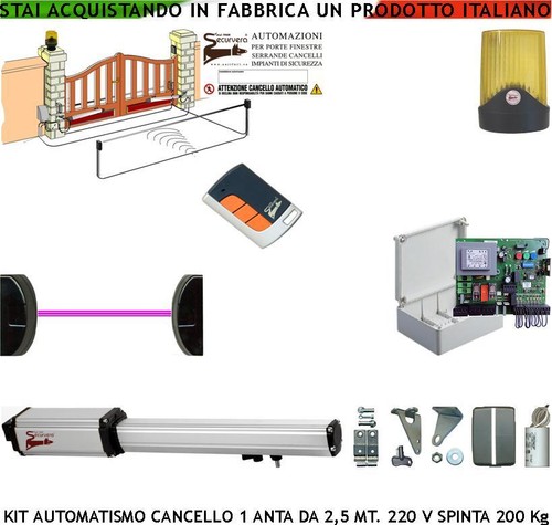 Cancello elettrico anta 5 - cancello, 1
